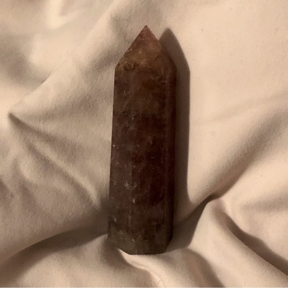 Strawberry Quartz crystal tower